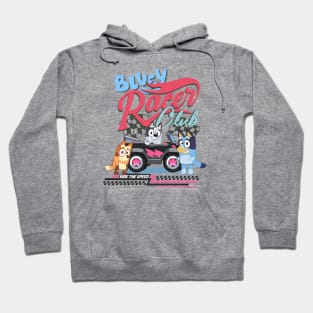 Bluey Racer Club Racing Team Hoodie